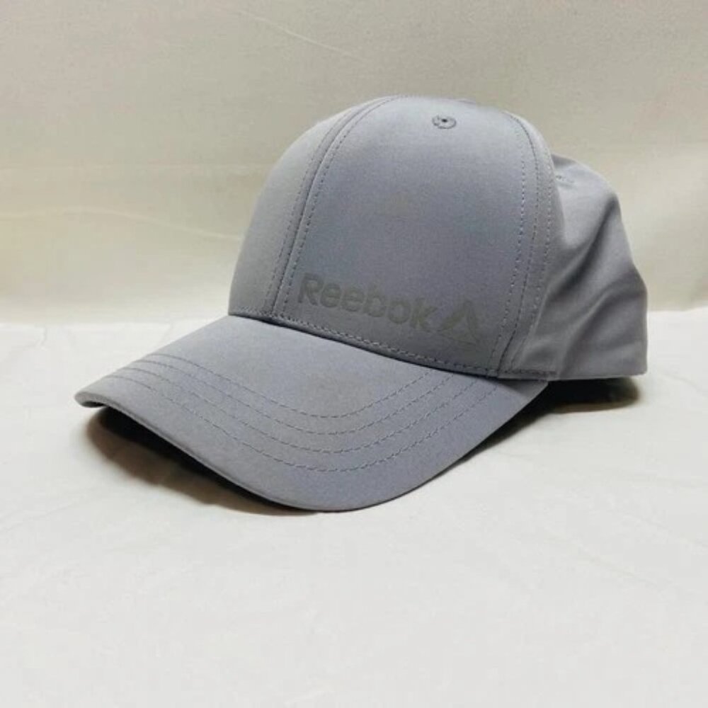 Reebok Sport Training Hat Men’s OSFA Grey Lightweight Structured Baseball Cap - Picture 2 of 11